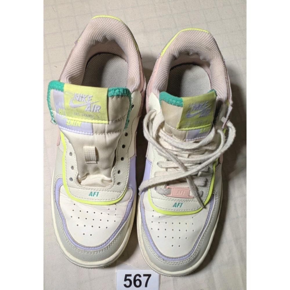 Nike Air Force 1 Shadow CI0919‑700 Pastel Multi‑Color Women's 8.5